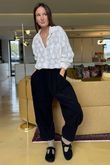 Cooper Needlecord Quirky Cocoon Pant Black  /14 =
